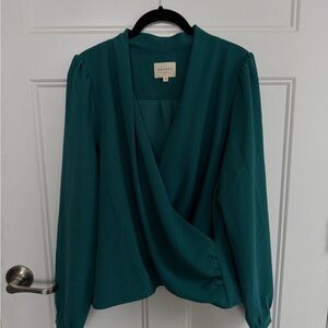 Sézane Abelia Wrap Blouse